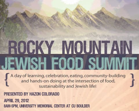 Rocky Mountain Jewish Food Summit