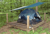 Tent platform