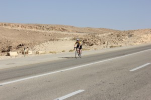 Open desert roads on the last few days on the Ride