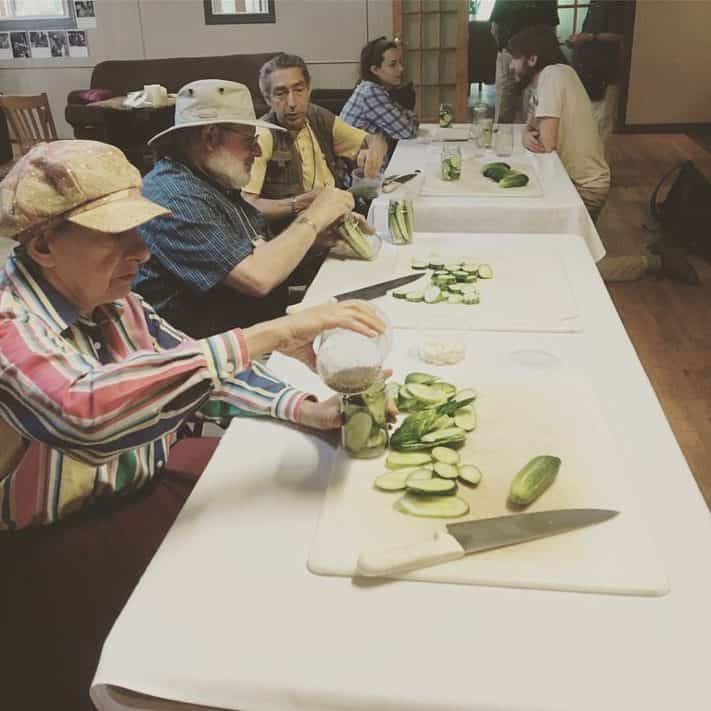 Pickling workshop at Senior Camp at Isabella Freedman | Photo: Jess Berlin