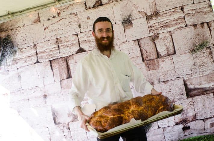 Now that's a challah! Displayed by Chabad of Lakeview's David Kotlarsky / JCC Chicago