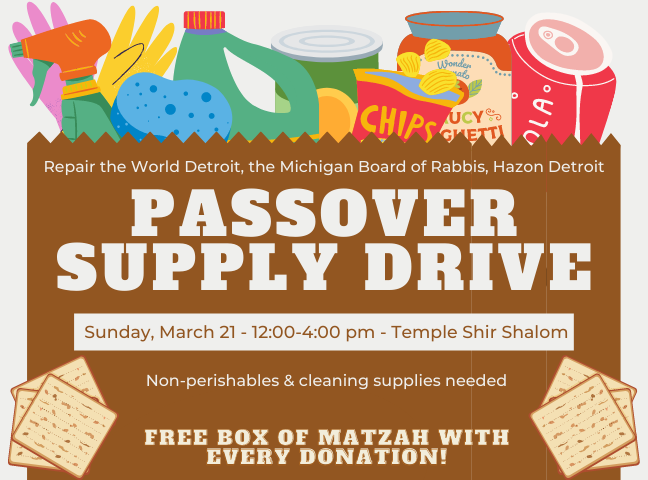 Passover Supply Drive